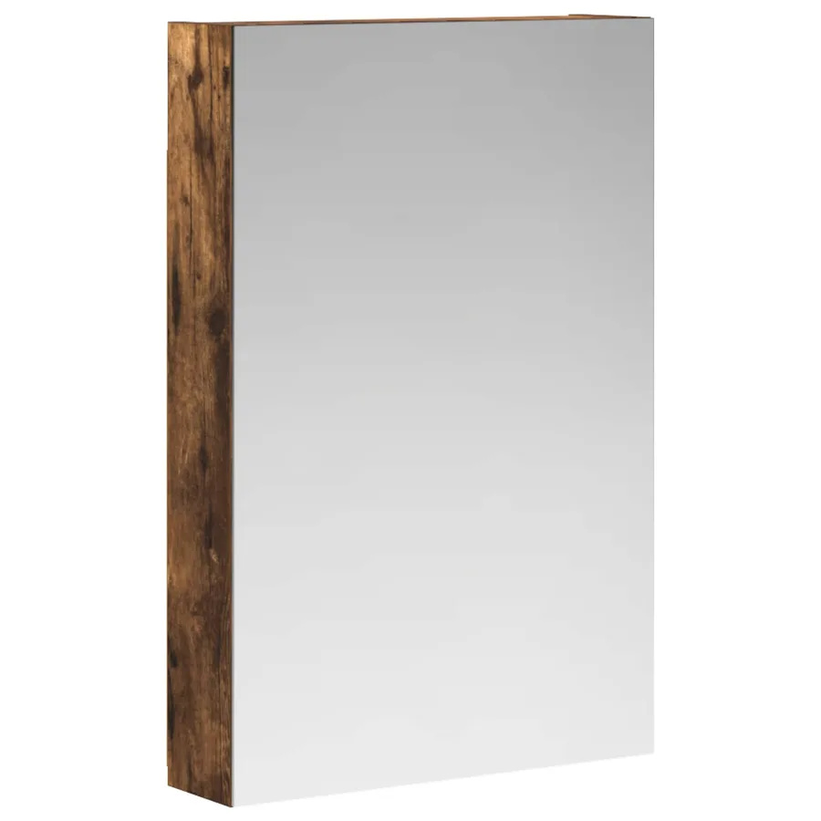 Armoire Miroir de Salle de Bain Chêne fumé 40 x 10,5 x 60,5 cm - 2