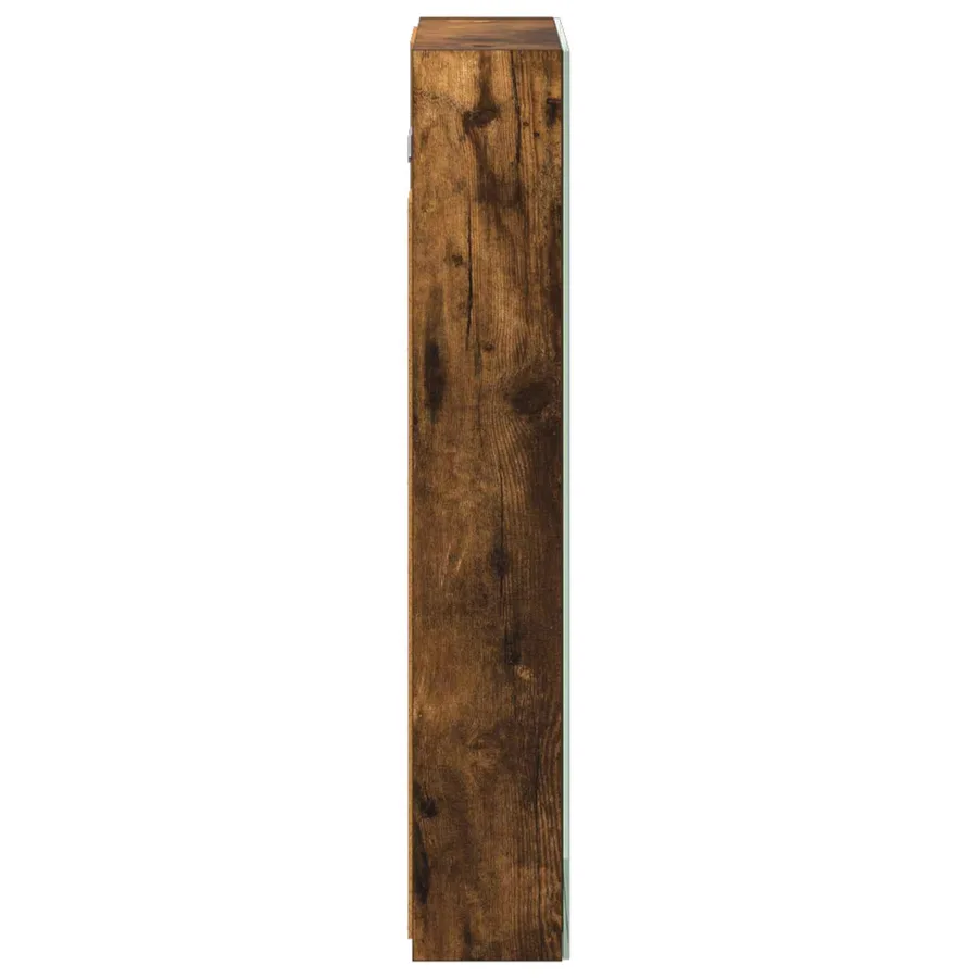 Armoire Miroir de Salle de Bain Chêne fumé 40 x 10,5 x 60,5 cm - 7