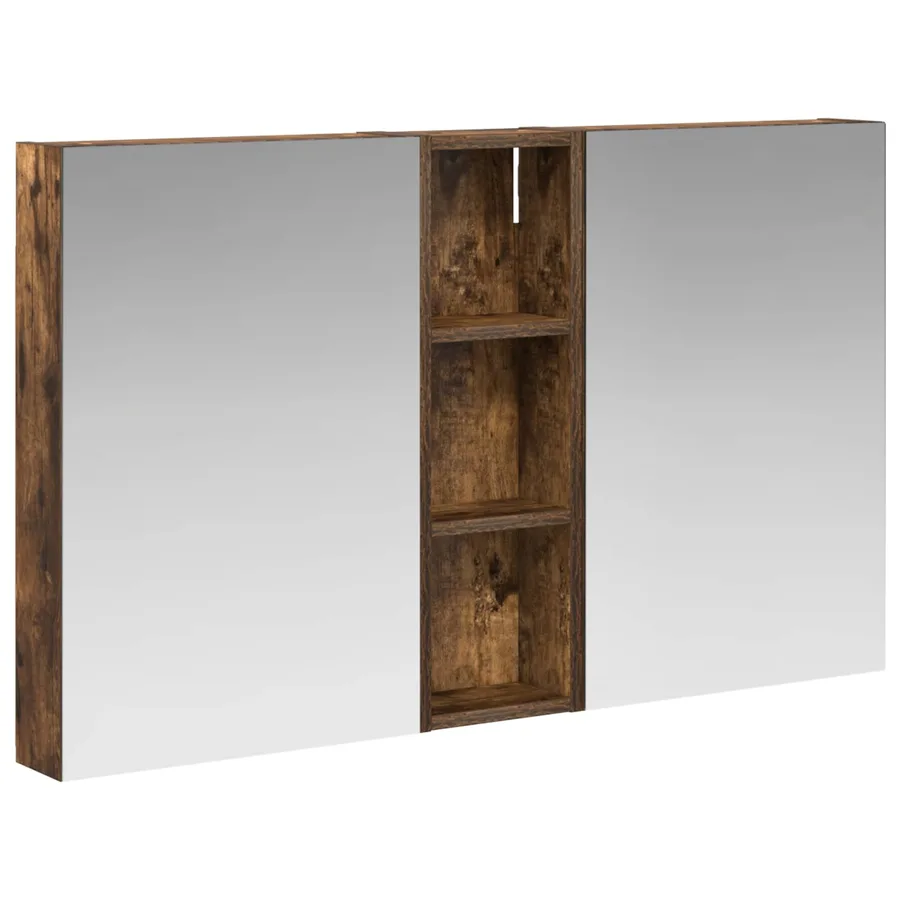 Ensemble de Meubles de Salle de Bain 3 pcs 100 x 10,5 x 60,5 cm - 2
