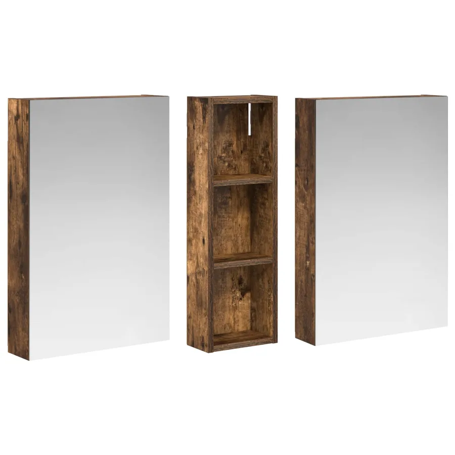 Ensemble de Meubles de Salle de Bain 3 pcs 100 x 10,5 x 60,5 cm - 5