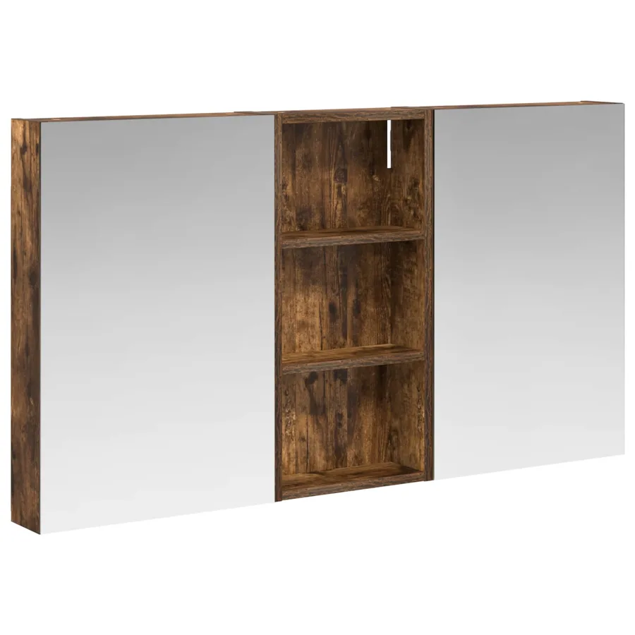 Ensemble de Meubles de Salle de Bain 3 pcs 110 x 10,5 x 60,5 cm - 2