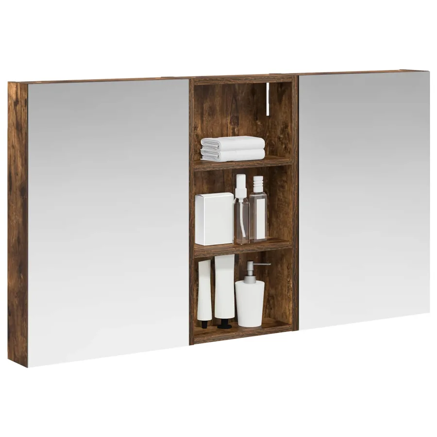 Ensemble de Meubles de Salle de Bain 3 pcs 110 x 10,5 x 60,5 cm - 3
