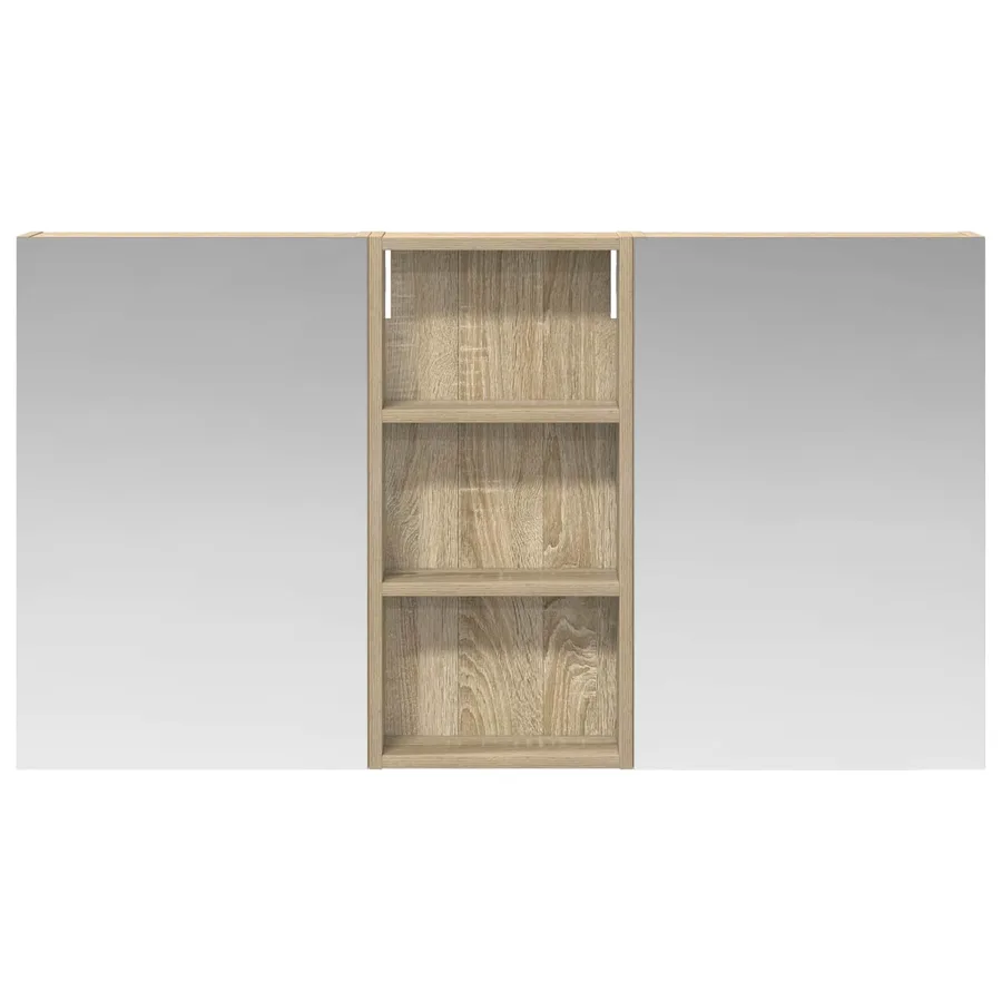 Ensemble de Meubles de Salle de Bain 3 pcs 110 x 10,5 x 60,5 cm - 6