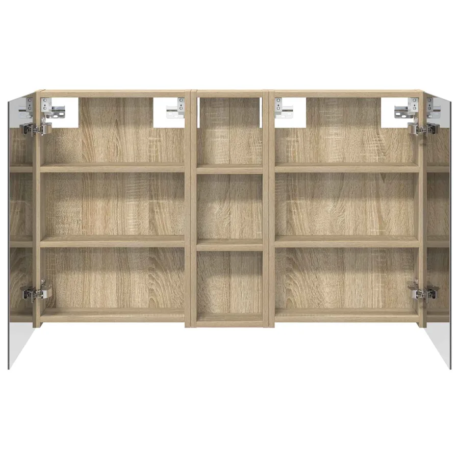 Ensemble de Meubles de Salle de Bain 3 pcs 100 x 10,5 x 60,5 cm - 7