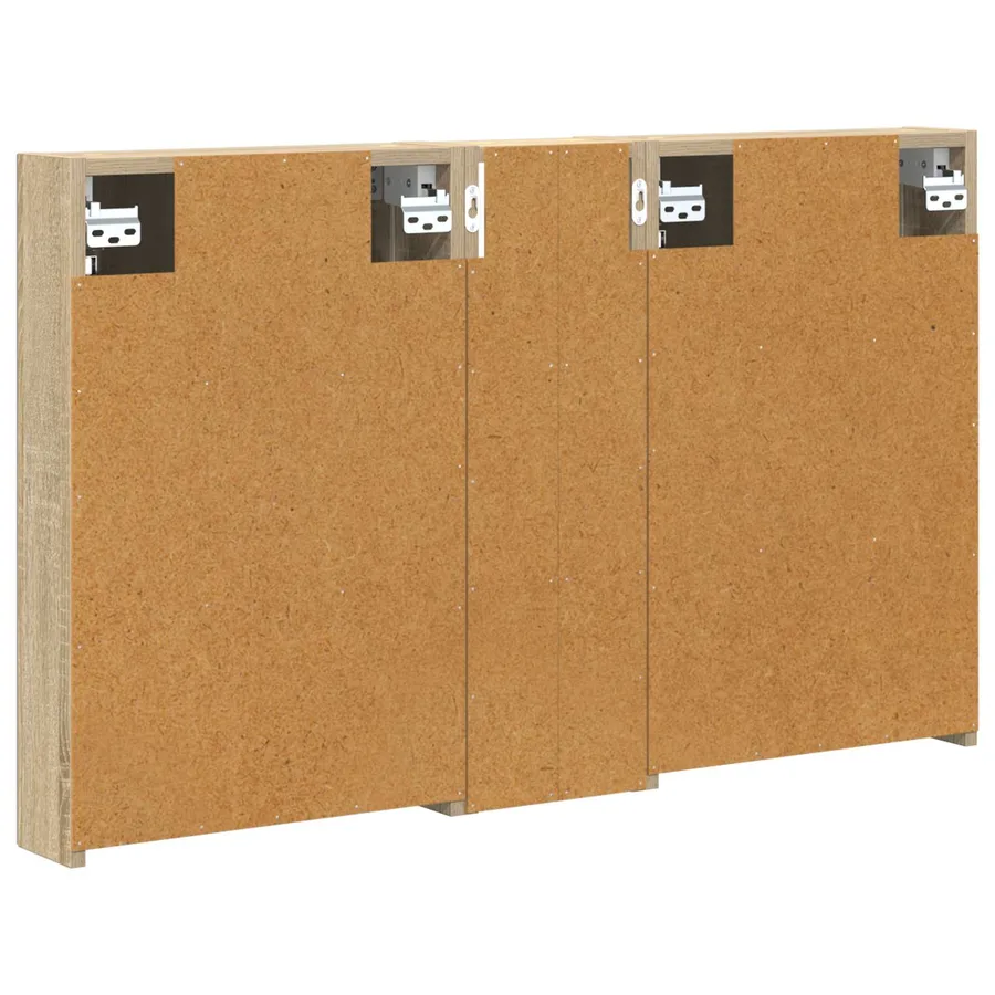 Ensemble de Meubles de Salle de Bain 3 pcs 100 x 10,5 x 60,5 cm - 9