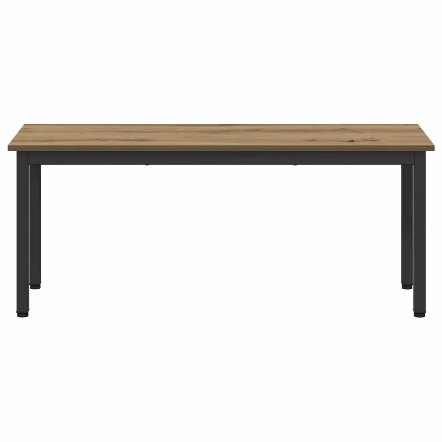 banc Chêne artisan 110 x 35 x 45 cm Bois d'ingénierie - 5