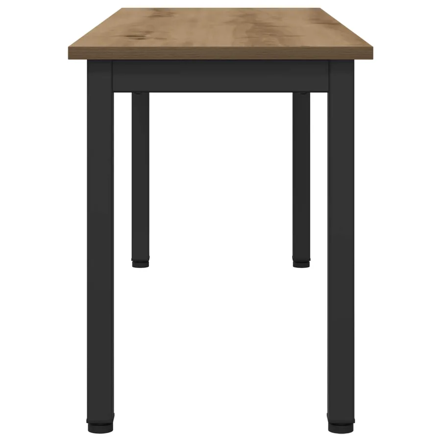 banc Chêne artisan 110 x 35 x 45 cm Bois d'ingénierie - 6