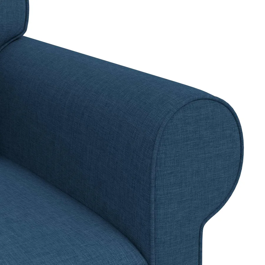Canapé Bleu 245 x 82 x 80 cm tissu - 7