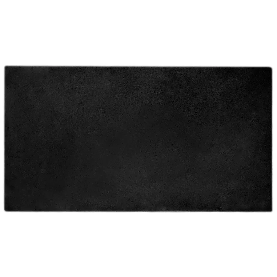 Tapis antidérapant en fausse de lapin OLITE Noir 60 x 110 cm - 2