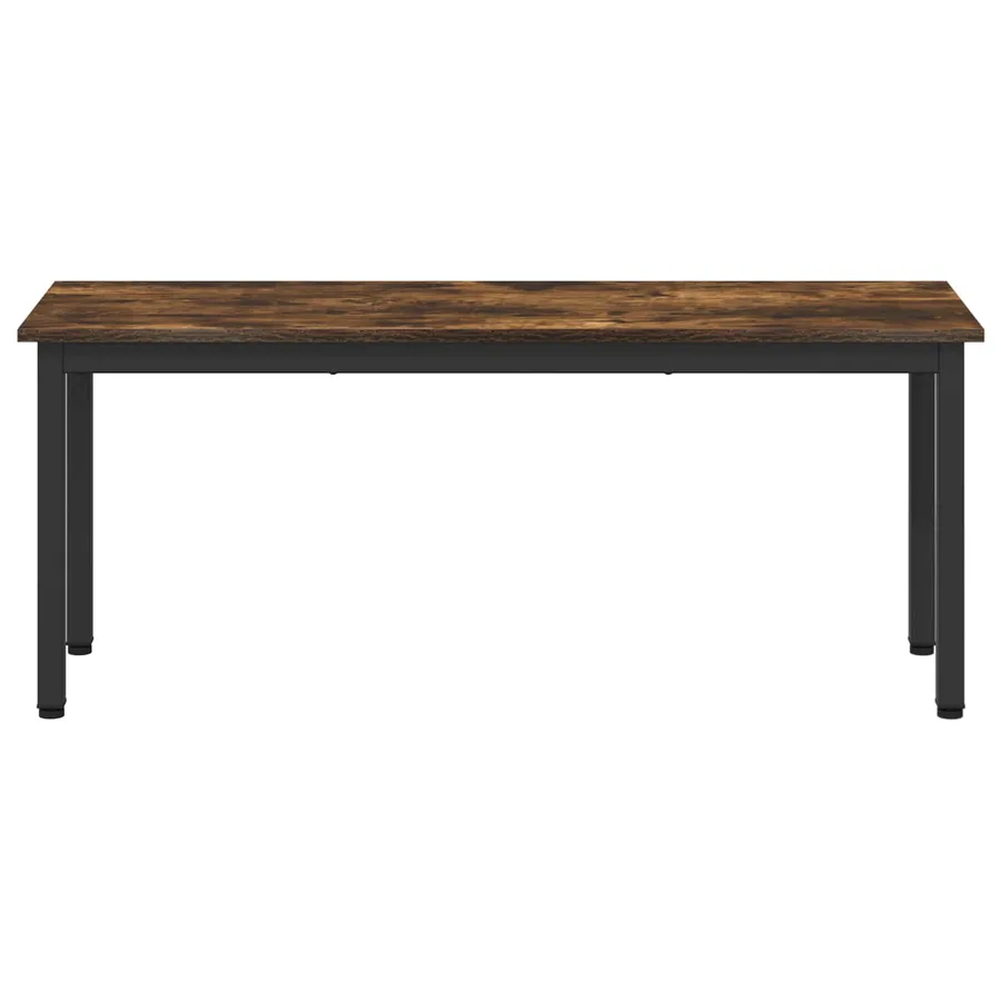 banc Chêne Fumé 110 x 35 x 45 cm Bois d'ingénierie - 5