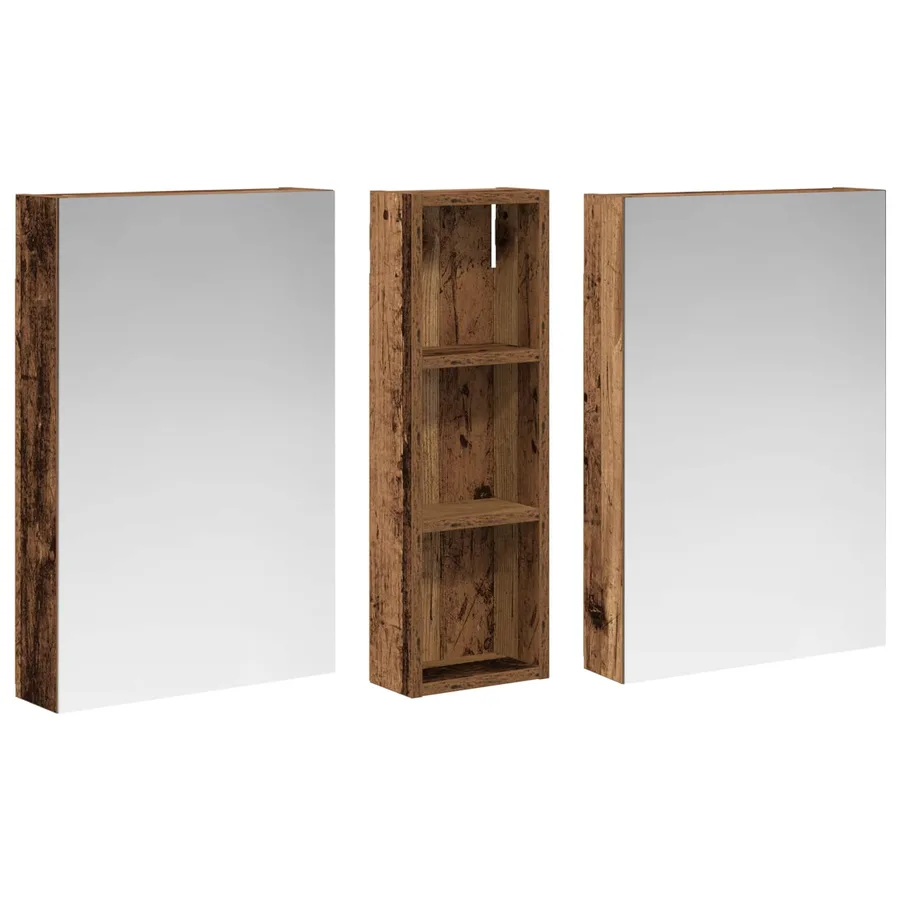Ensemble de Meubles de Salle de Bain 3 pcs 100 x 10,5 x 60,5 cm - 5