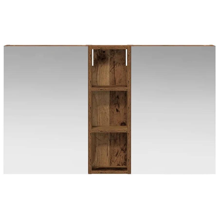 Ensemble de Meubles de Salle de Bain 3 pcs 100 x 10,5 x 60,5 cm - 6