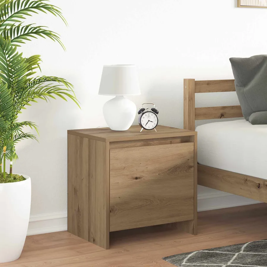 Cabinet de chevet Chêne artisan 45 x 34 x 44,5 cm