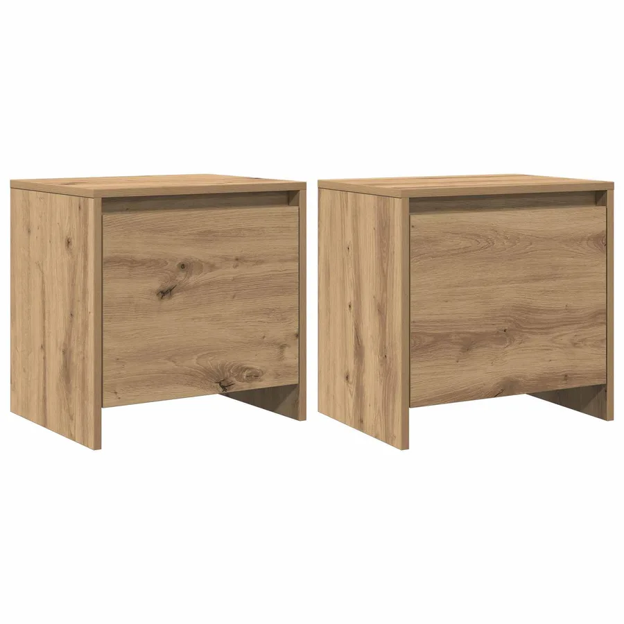 Cabinet de chevet Chêne artisan 45 x 34 x 44,5 cm - 2