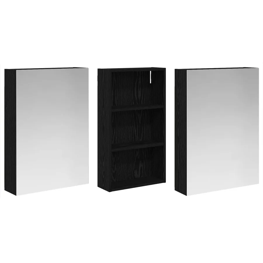 Ensemble de Meubles de Salle de Bain 3 pcs 140 x 14,5 x 70 cm - 5
