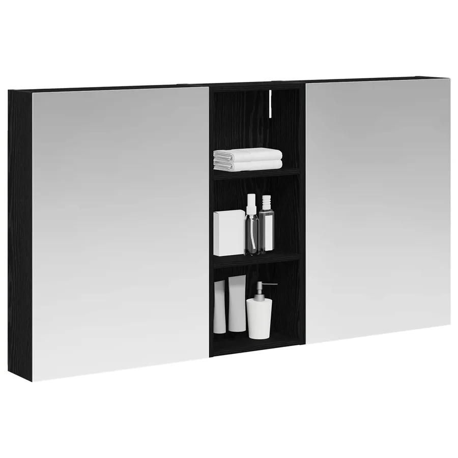 Ensemble de Meubles de Salle de Bain 3 pcs 130 x 14,5 x 70 cm - 3