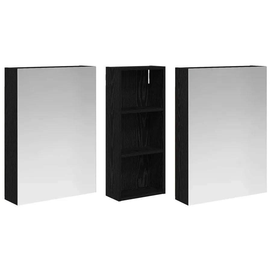 Ensemble de Meubles de Salle de Bain 3 pcs 130 x 14,5 x 70 cm - 5