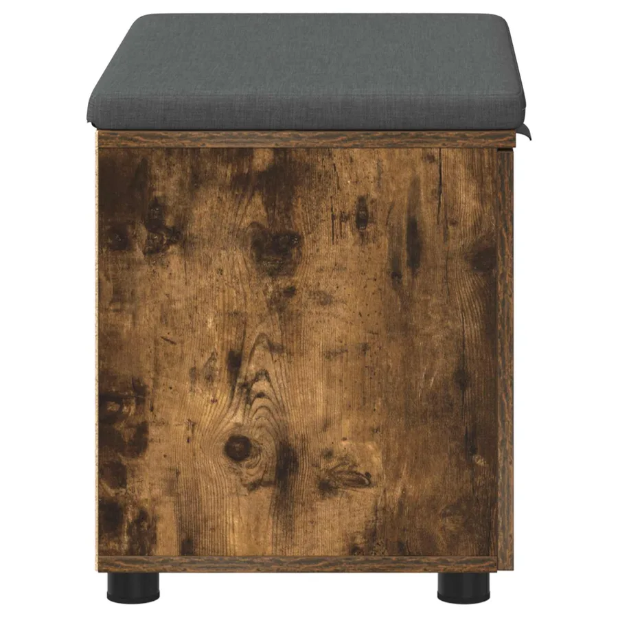 Banc d'entrée avec coussin Chêne Fumé 60 x 38 x 46 cm - 7