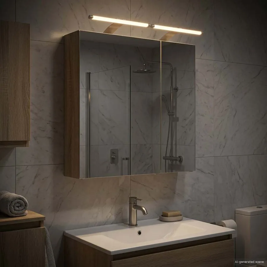 Armoire Miroir de Salle de Bain Chêne Sonoma 60 x 14,5 x 70 cm - 4