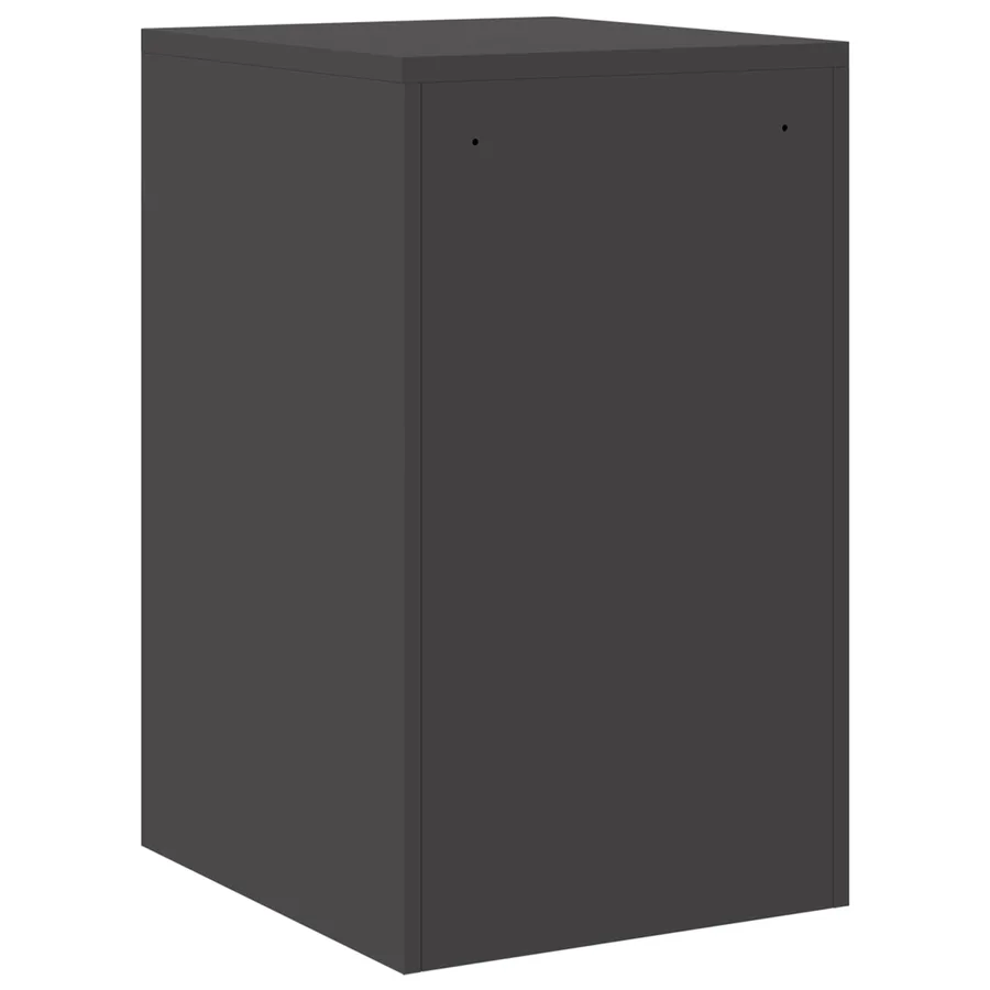 Cabinet de Dossier Noir 44 x 50 x 74,5 cm Acier Laminé à Froid - 9