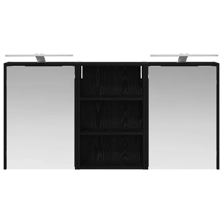 Ensemble de Meubles de Salle de Bain 3 pcs 126 x 16 x 62.5 cm - 6