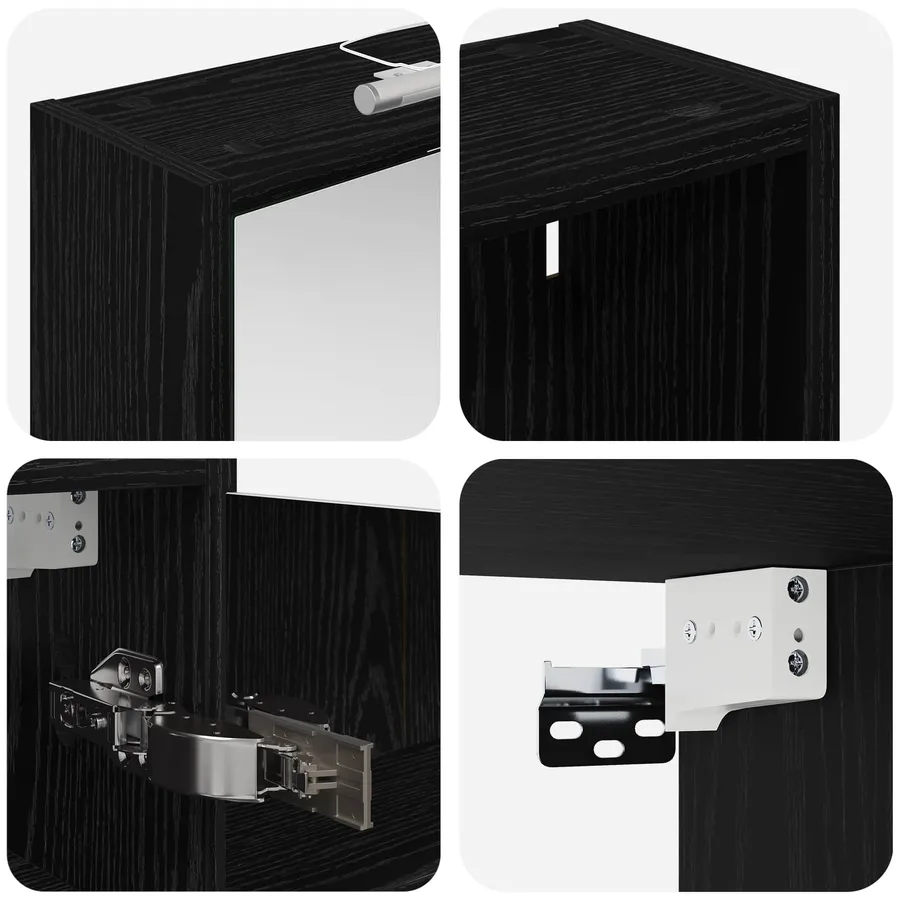 Ensemble de Meubles de Salle de Bain 3 pcs 126 x 16 x 62.5 cm - 8