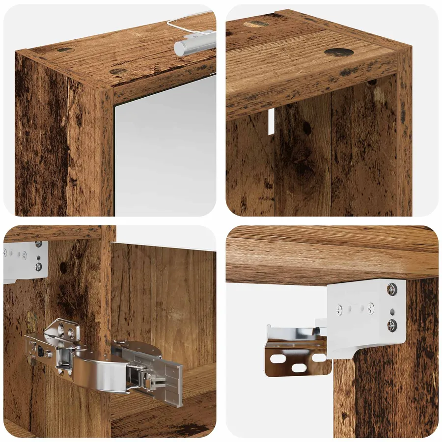 Ensemble de Meubles de Salle de Bain 3 pcs 126 x 16 x 62.5 cm - 10