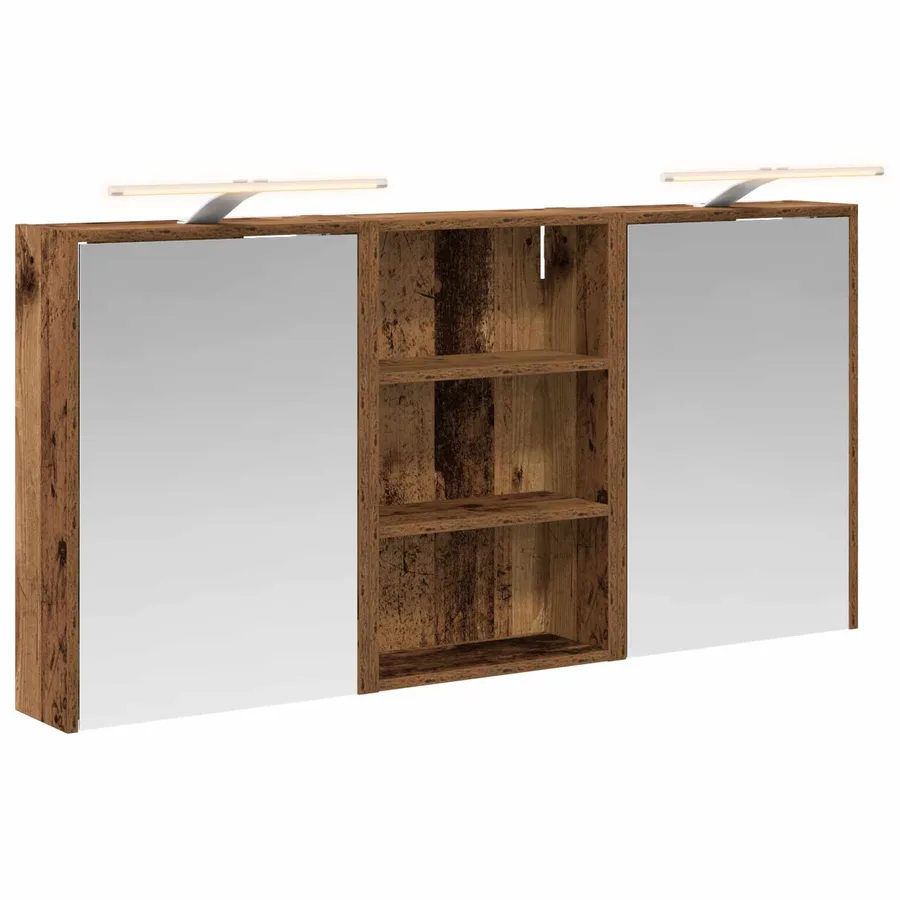 Ensemble de Meubles de Salle de Bain 3 pcs 126 x 16 x 62.5 cm - 2