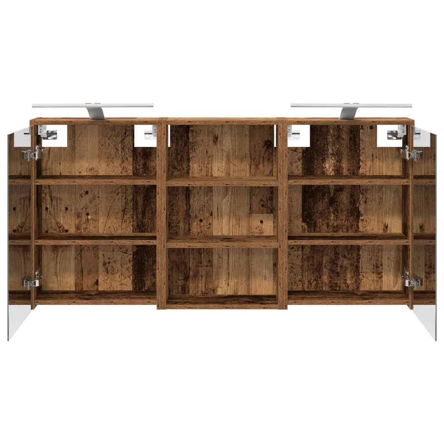 Ensemble de Meubles de Salle de Bain 3 pcs 126 x 16 x 62.5 cm - 7