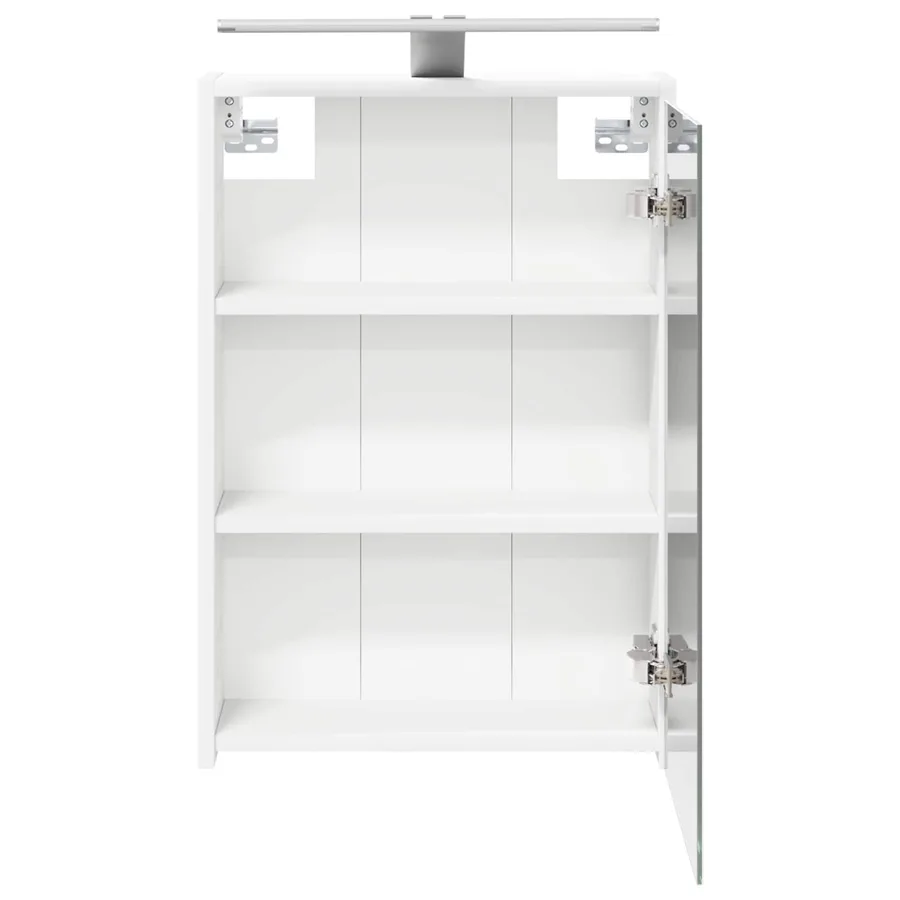 Armoire Miroir de Salle de Bain Blanc 43 x 16 x 62.5 cm - 7
