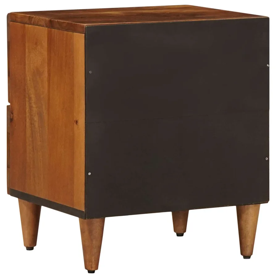 Cabinet de chevet Marron 40 x 33 x 46 cm Bois de mangue massif - 6