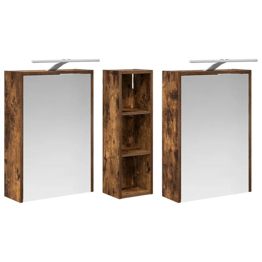 Ensemble de Meubles de Salle de Bain 3 pcs 106 x 16 x 62,5 cm - 5