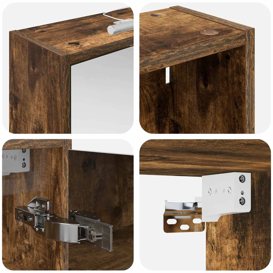 Ensemble de Meubles de Salle de Bain 3 pcs 106 x 16 x 62,5 cm - 8