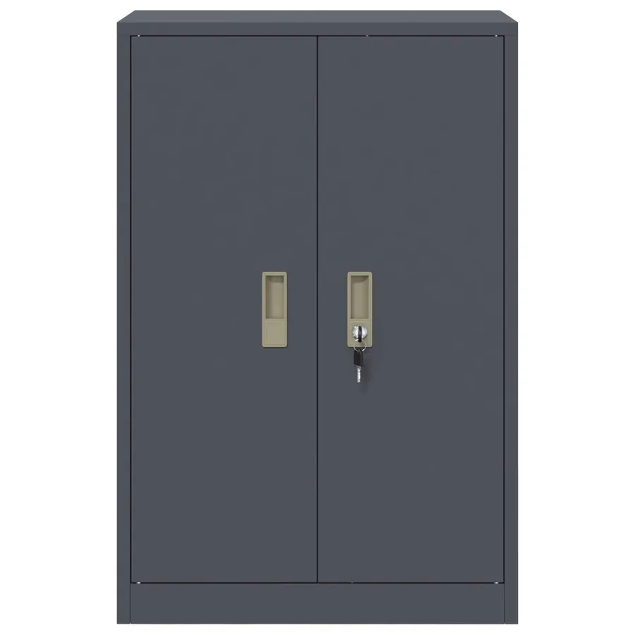 Armoire de rangement Anthracite 60 x 40 x 90 cm Acier - 6