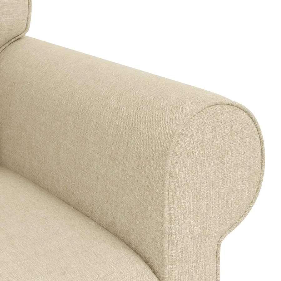 Canapé Crème 175 x 82 x 80 cm tissu - 7