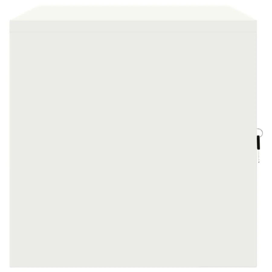Armoire de rangement Blanc 80 x 40 x 40 cm Acier - 7