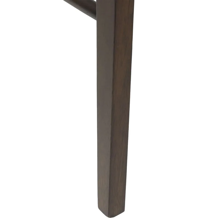 Chaise de salle à manger 2 pcs Marron foncé et Noir - 10