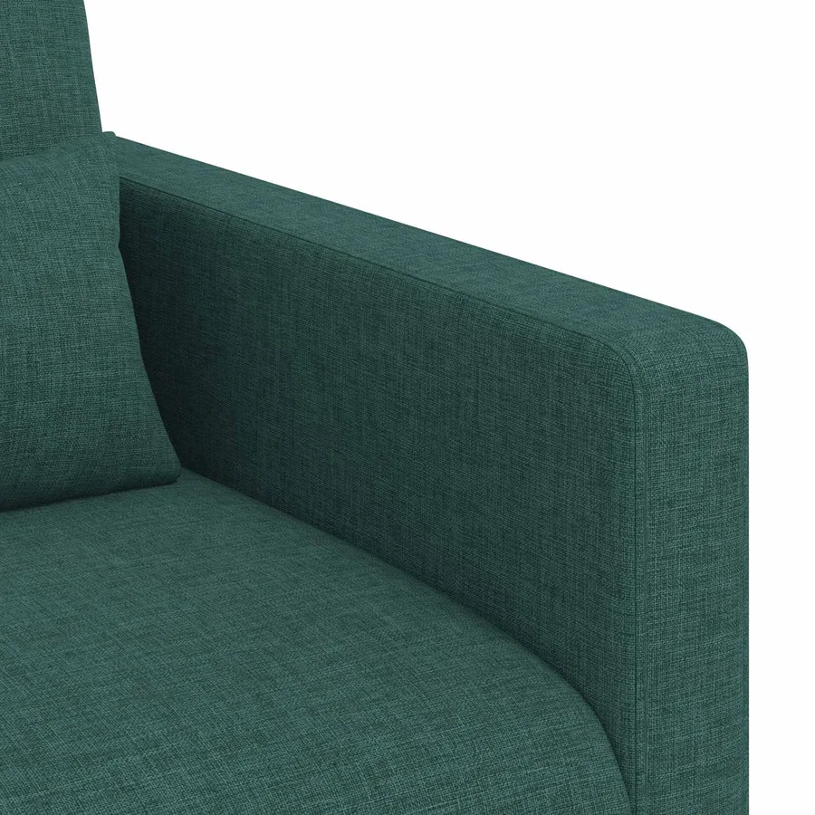 Canapé Vert foncé 78 x 78 x 80 cm tissu - 7