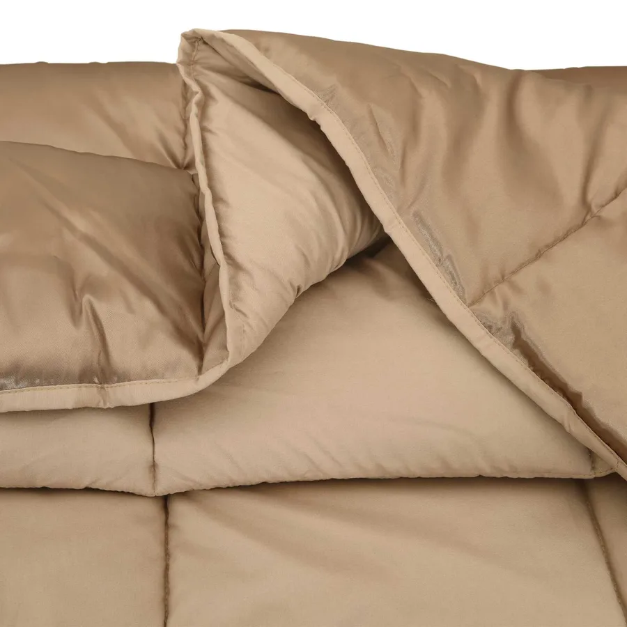 Duvet d'hiver Doré 200 x 200 cm Satin et Microfibre - 5