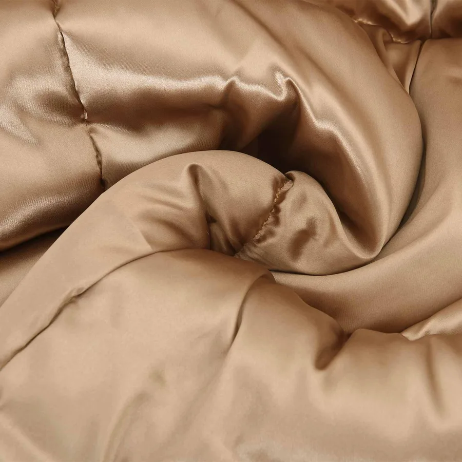 Duvet d'hiver Doré 200 x 200 cm Satin et Microfibre - 6