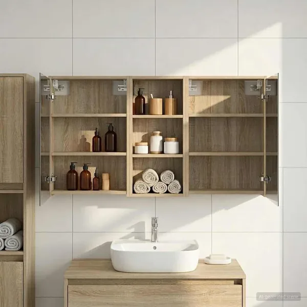 Ensemble de Meubles de Salle de Bain 3 pcs 116 x 16 x 62,5 cm