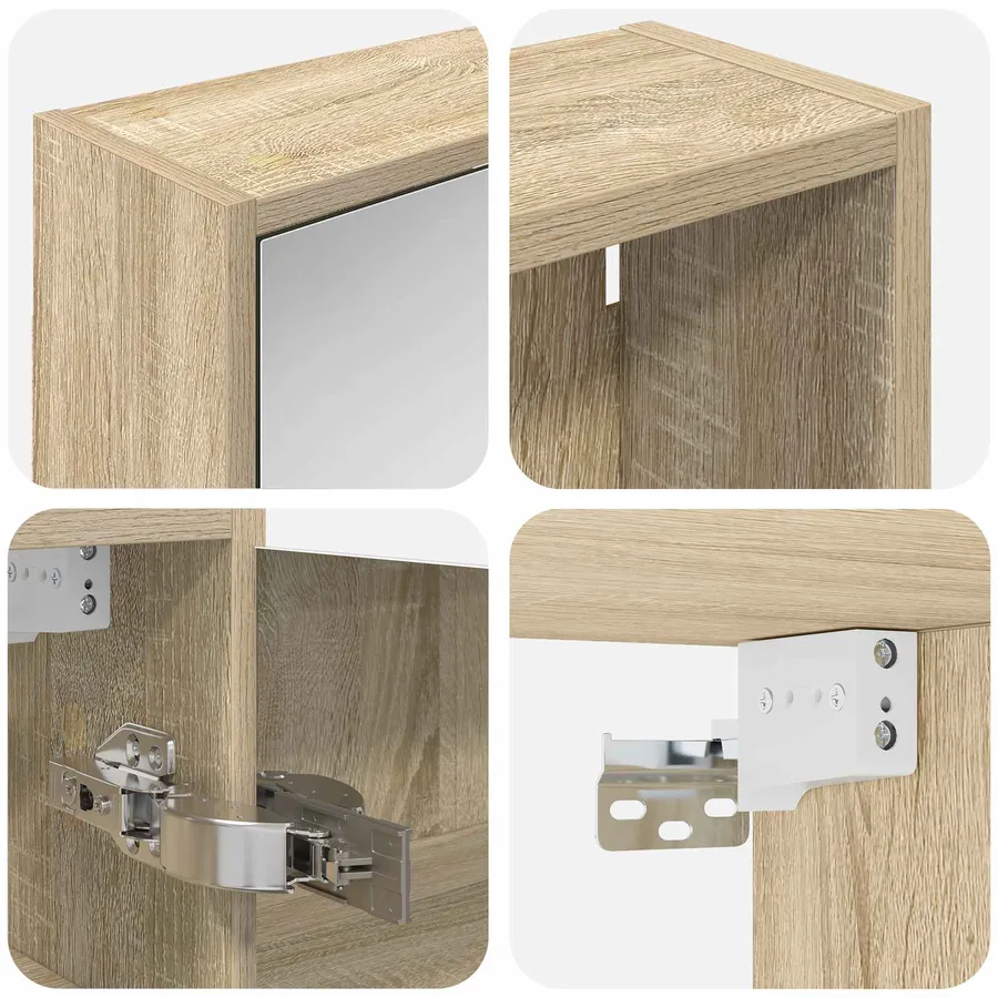 Ensemble de Meubles de Salle de Bain 3 pcs 116 x 16 x 62,5 cm - 10
