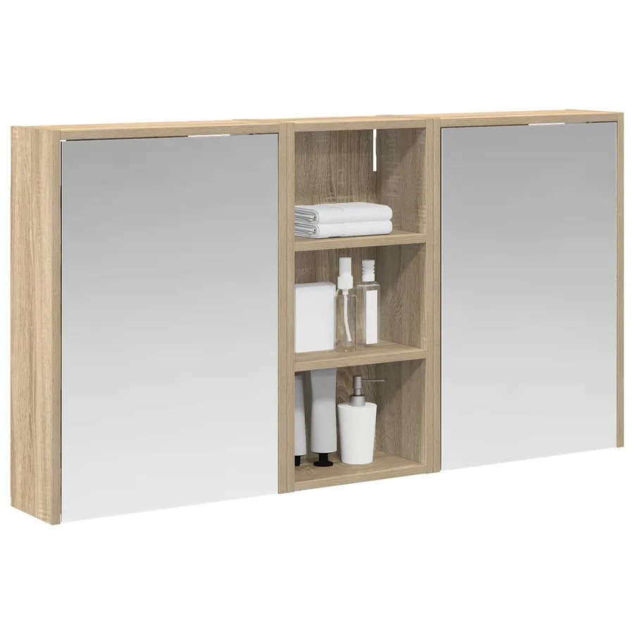 Ensemble de Meubles de Salle de Bain 3 pcs 116 x 16 x 62,5 cm - 3
