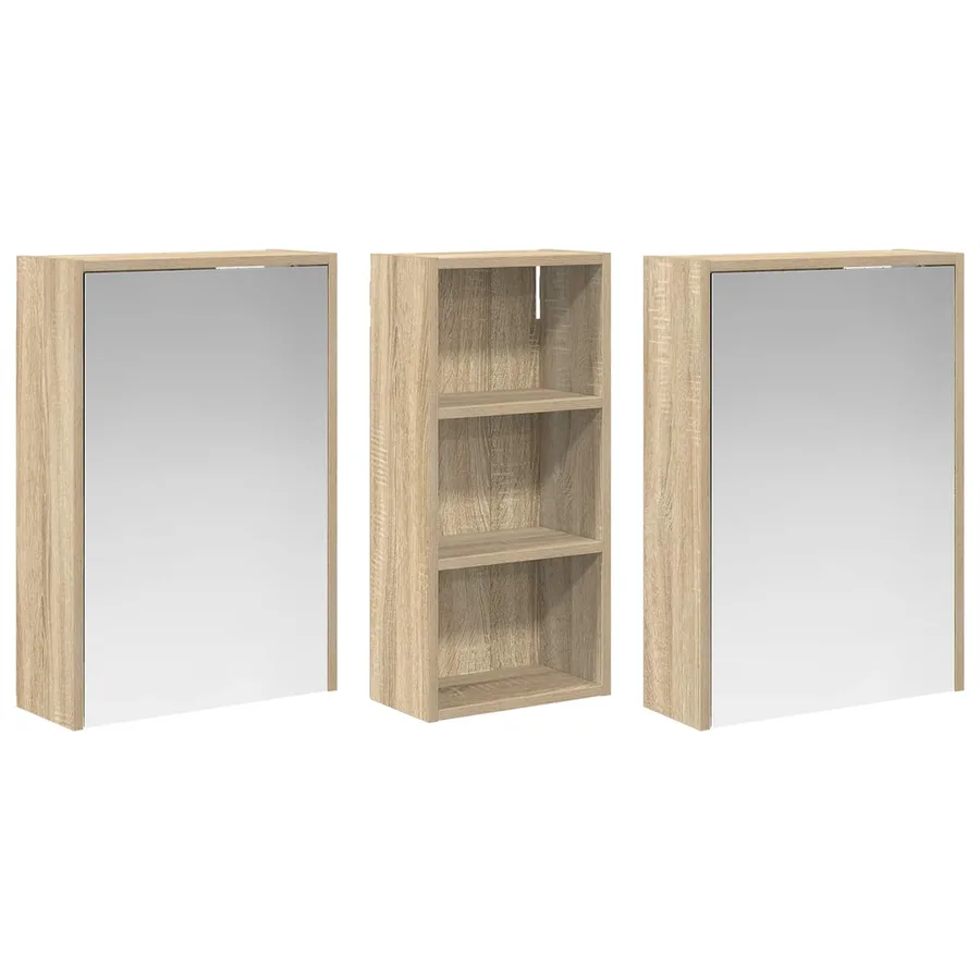 Ensemble de Meubles de Salle de Bain 3 pcs 116 x 16 x 62,5 cm - 5