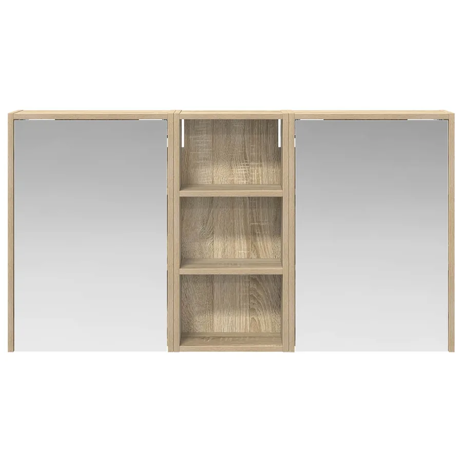 Ensemble de Meubles de Salle de Bain 3 pcs 116 x 16 x 62,5 cm - 6