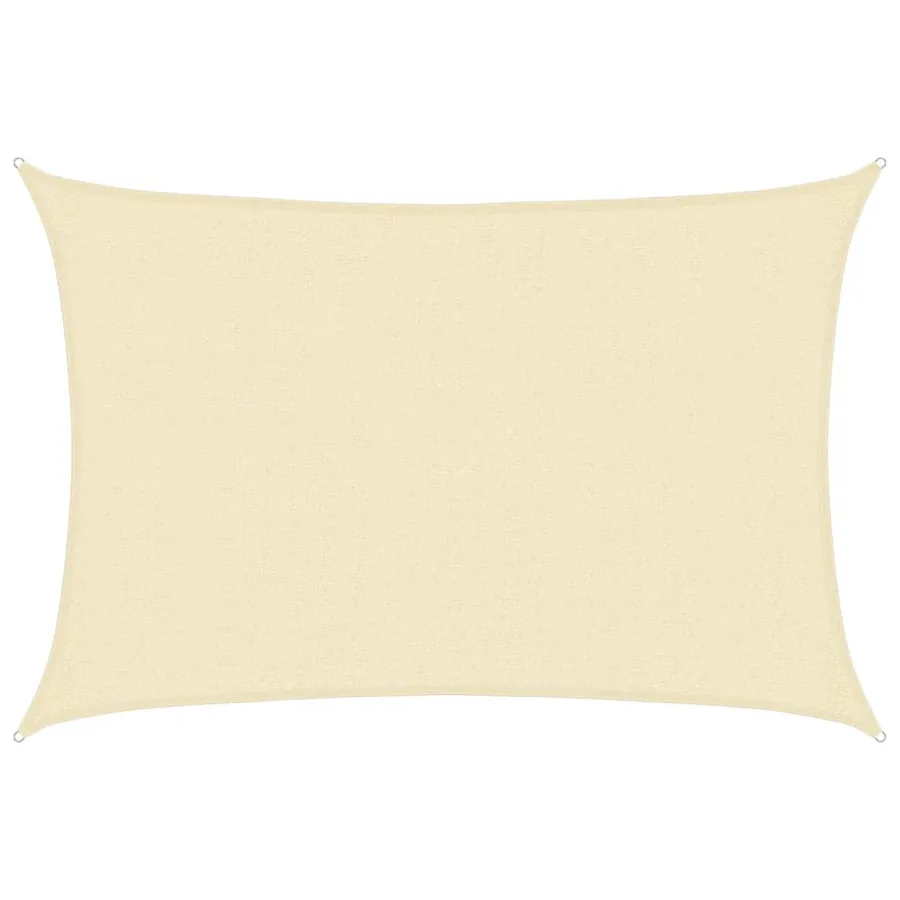 Voile d'ombrage 160 g/m² Crème 2,5x4 m PEHD - 2