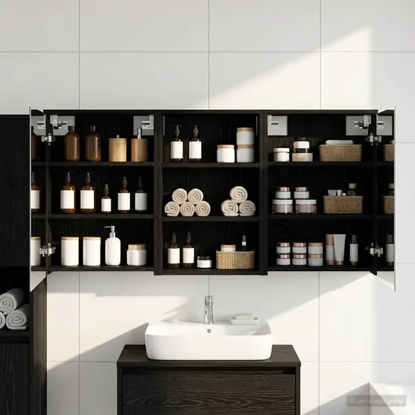 Ensemble de Meubles de Salle de Bain 3 pcs 126 x 16 x 62.5 cm