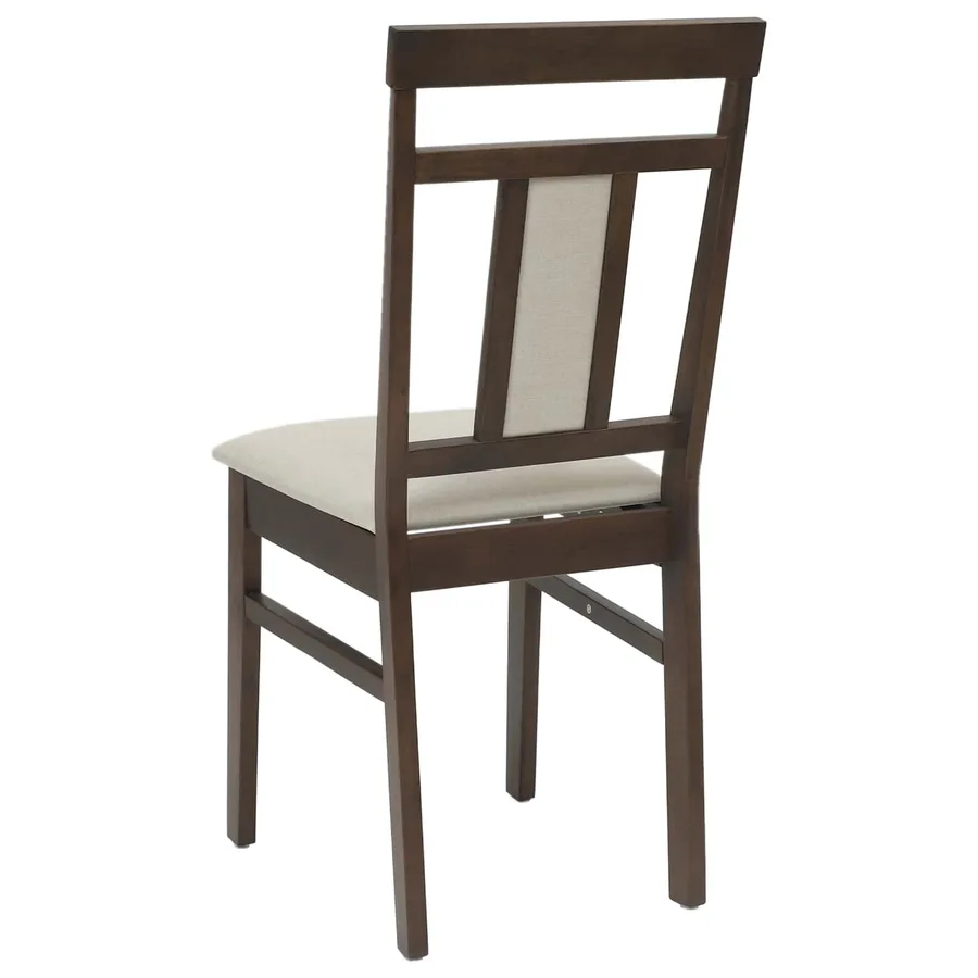 Chaise de salle à manger 2 pcs Marron clair et clair - 7