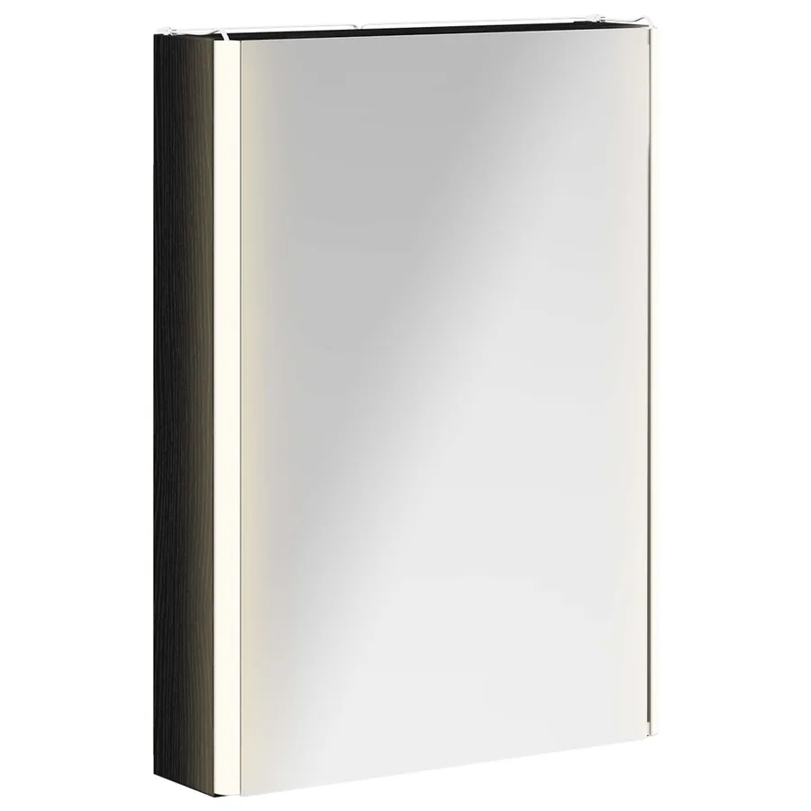 Armoire Miroir de Salle de Bain Chêne noir 43 x 11,5 x 60,5 cm - 2