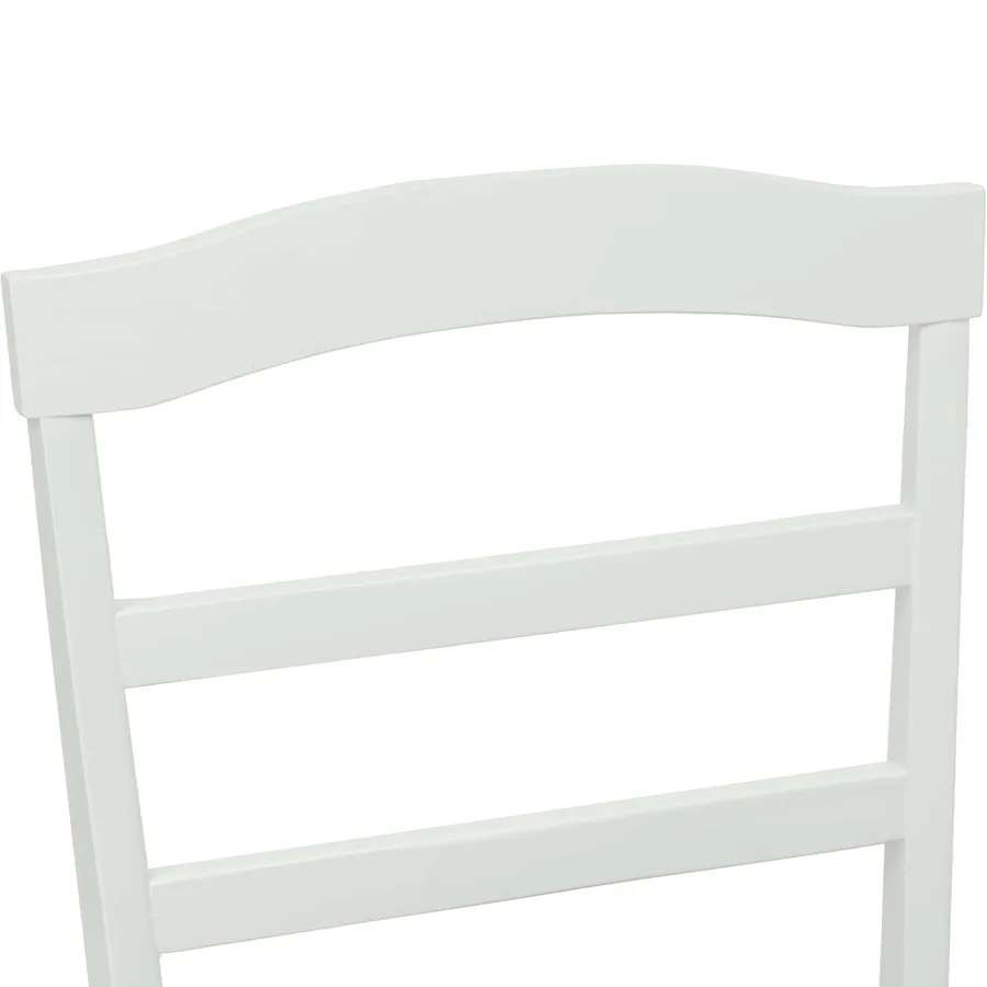 Chaise de salle à manger 2 pcs Blanc et marron - 9